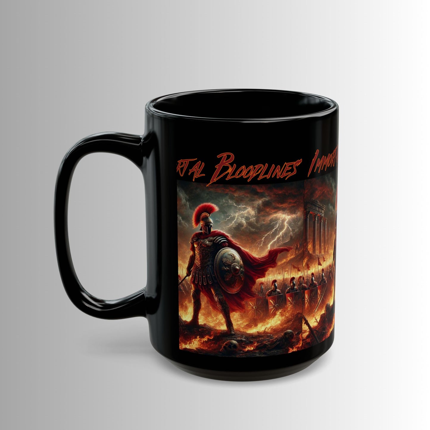 Immortal Bloodlines- God's Collection (Mars) -  Black Mug — (11oz & 15oz)