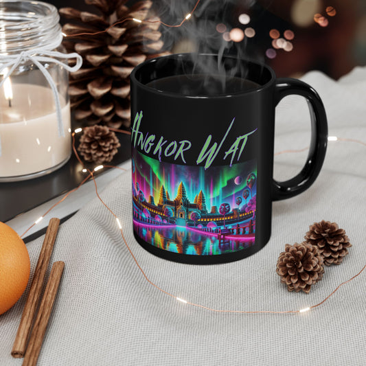 Immortal Bloodlines - Angkor Wat Mug - Vibrant Graphic Coffee Cup for Mythology Lovers