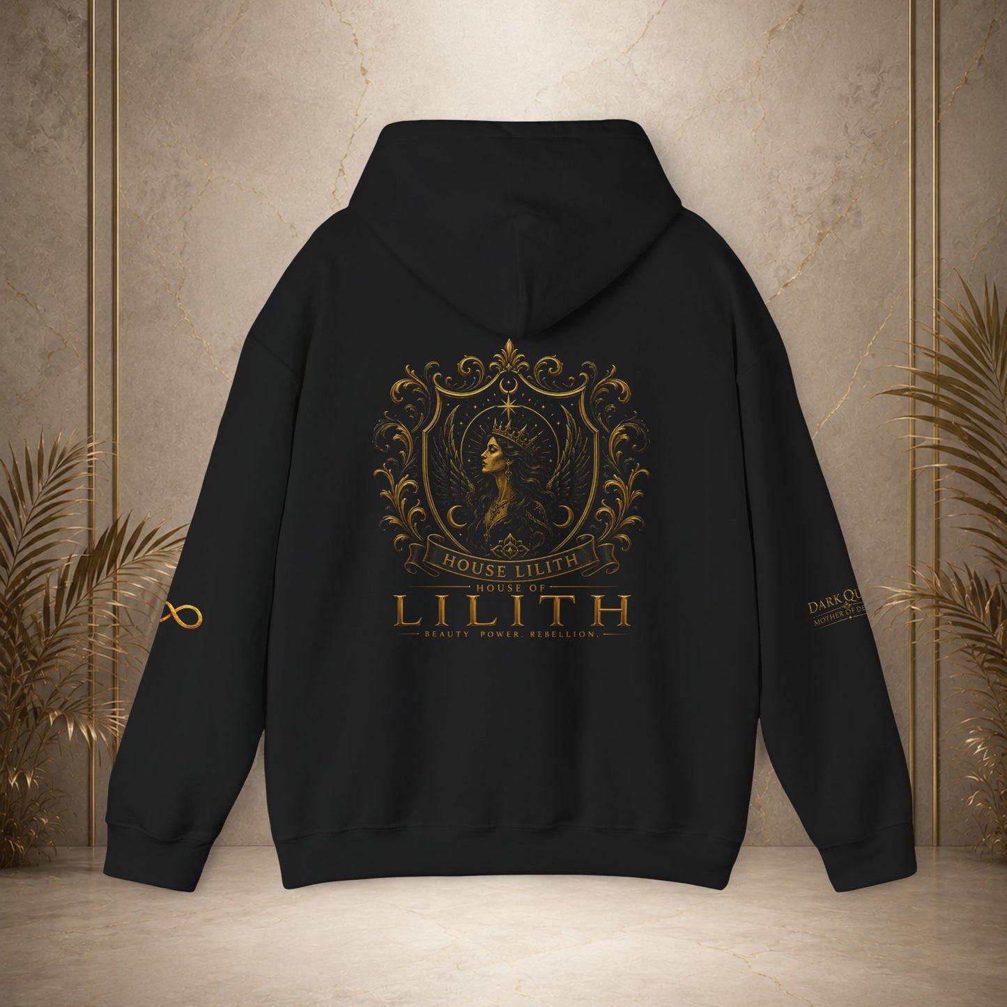 House Lilith Gold Crest Hoodie