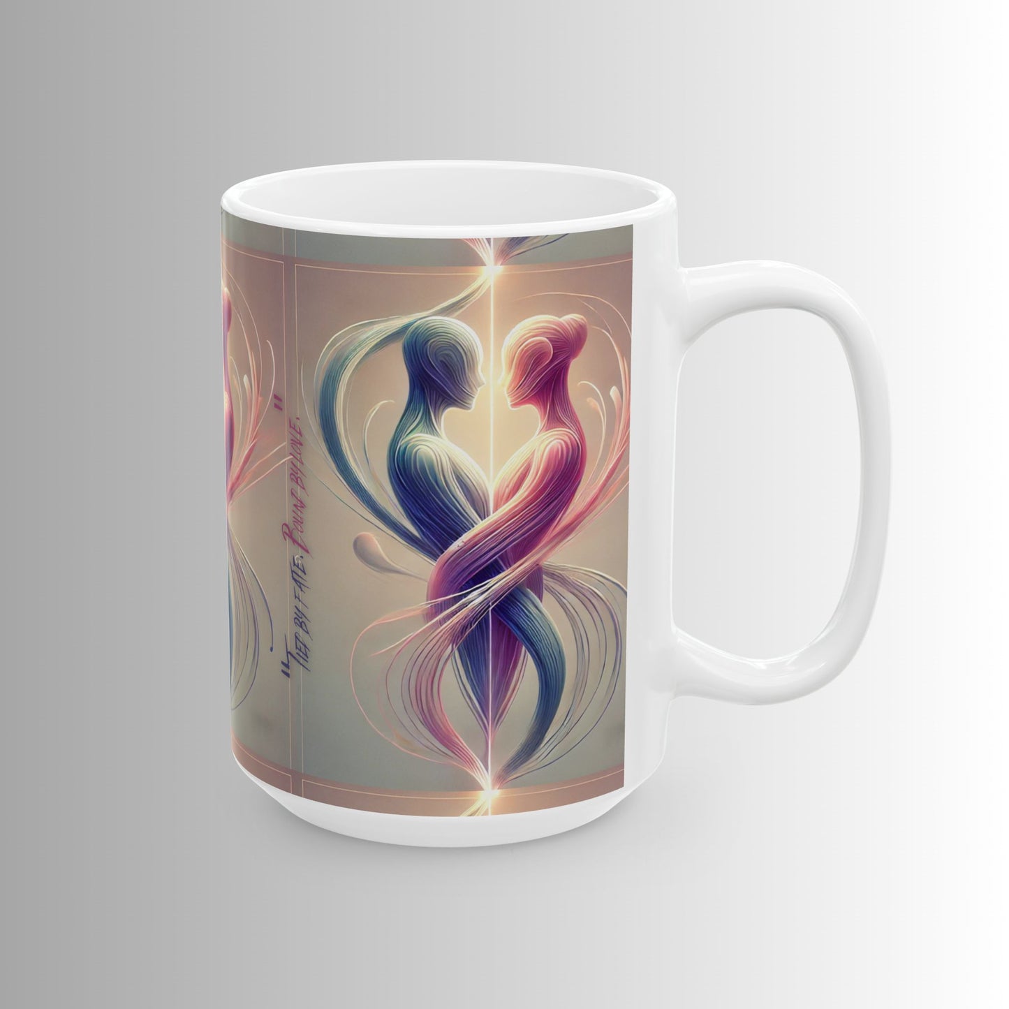 Bound by Love - Immortal Love Collection - Unique 11oz & 15oz Love Design for Coffee & Tea Lovers