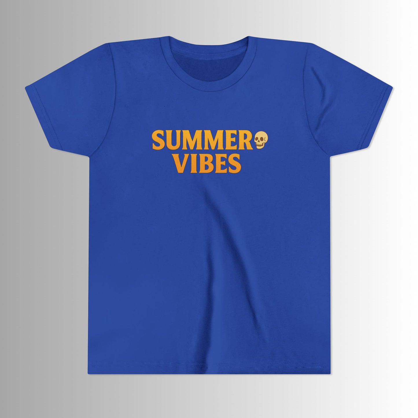 Summer Vibes Large Print Youth Tee