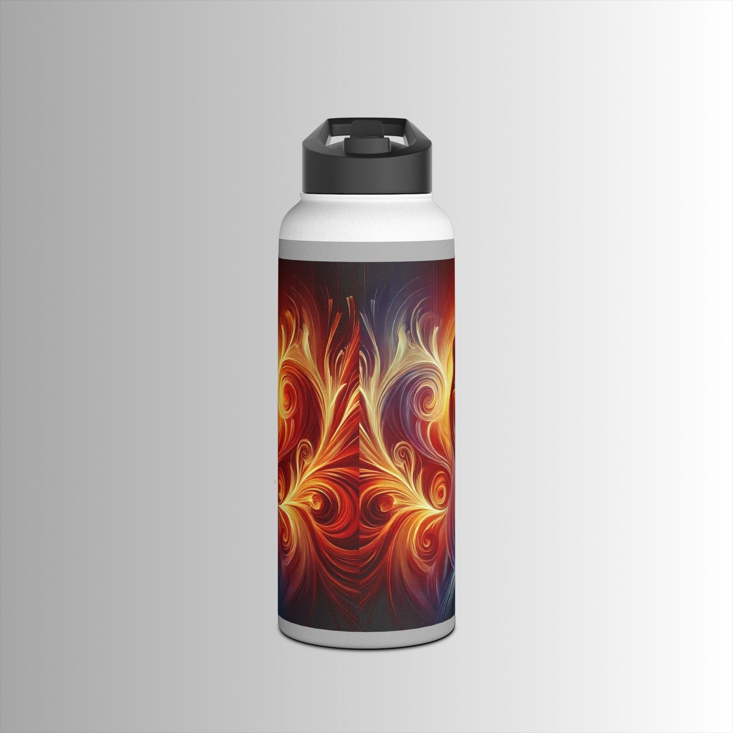 Eternal Flame - Stainless Steel Water Bottle, Standard Lid - The Immortal Love Collection