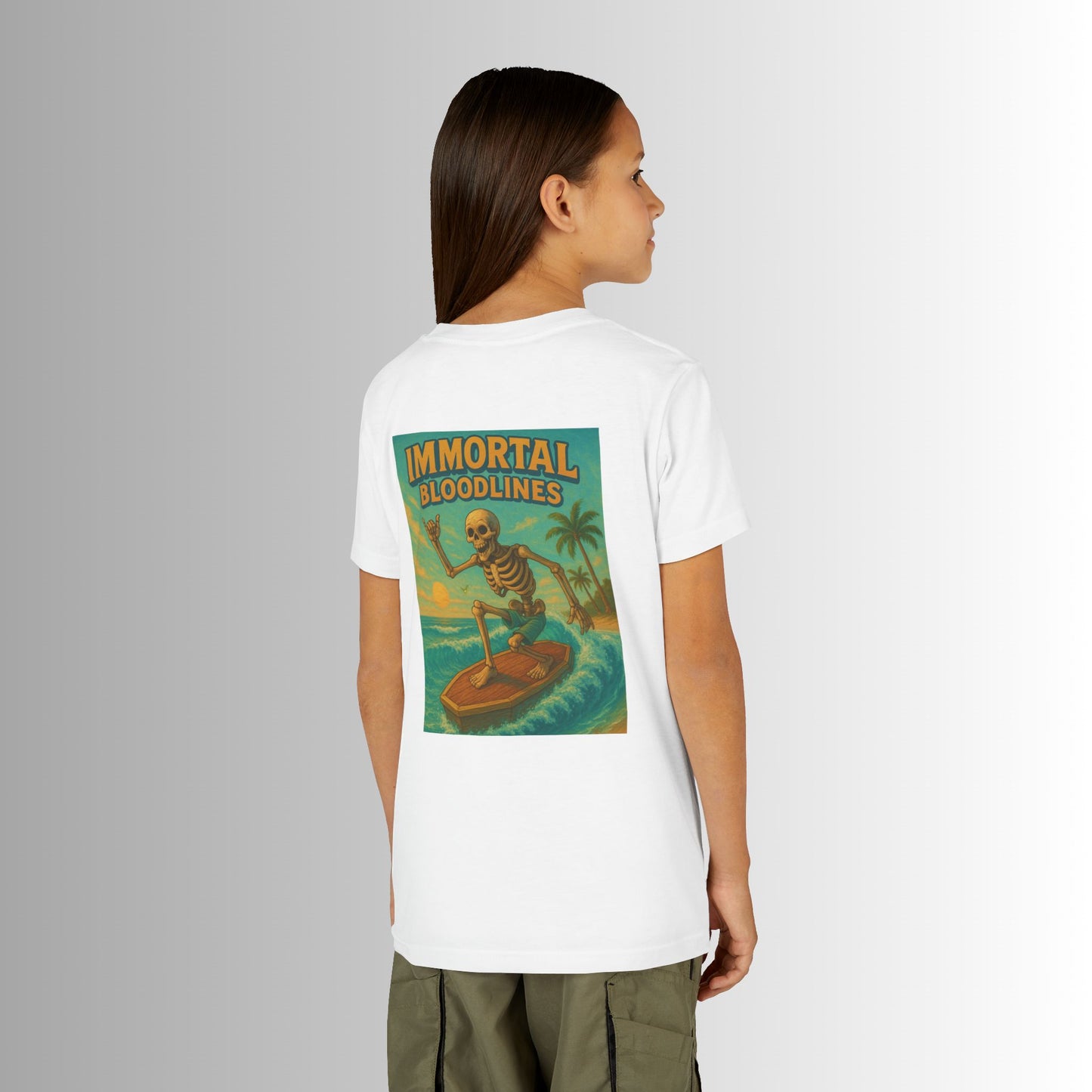 Surf Forever Large Print Youth Tee
