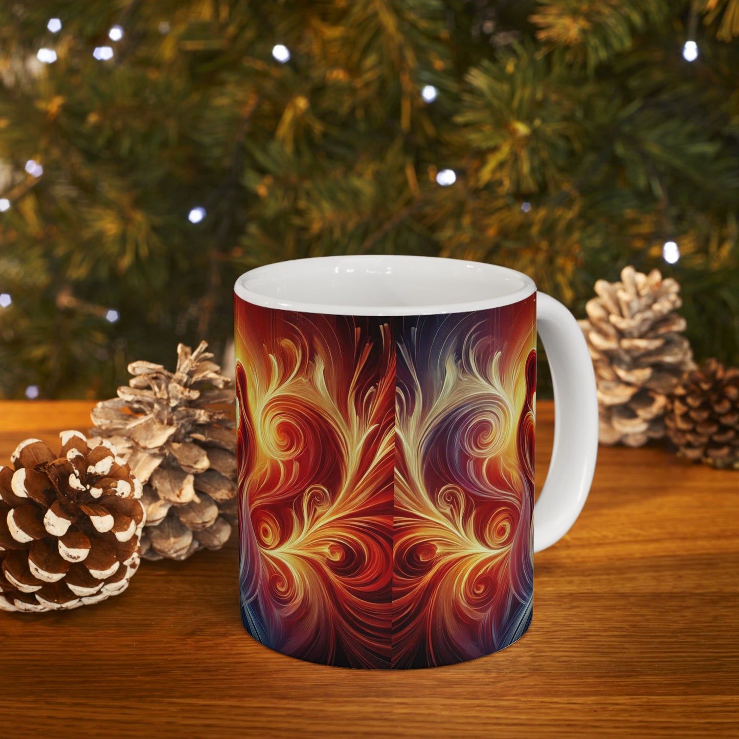 Eternal Flame - Immortal Love Collection - Unique 11oz & 15oz Love Design for Coffee & Tea Lovers