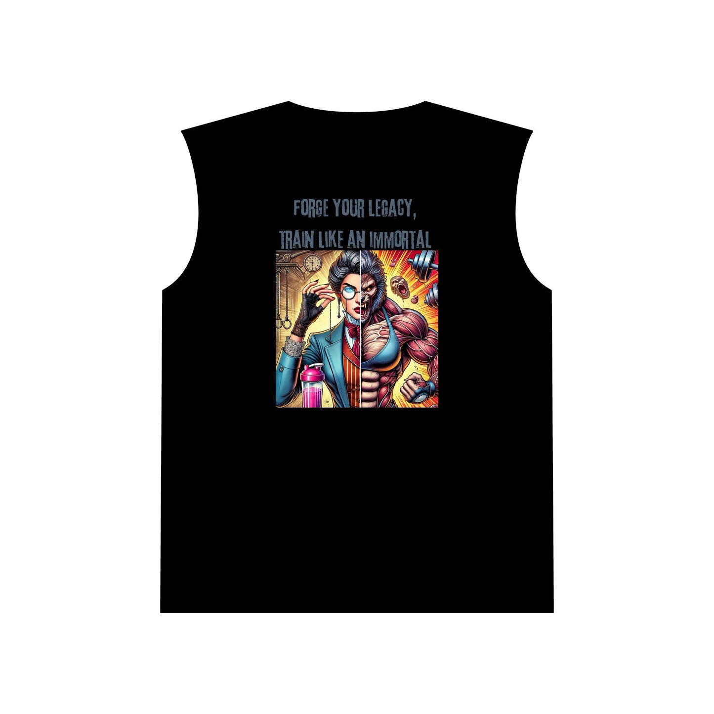 Muscle Tank — 'Jekyll and Hyde' Graphic Tank Top