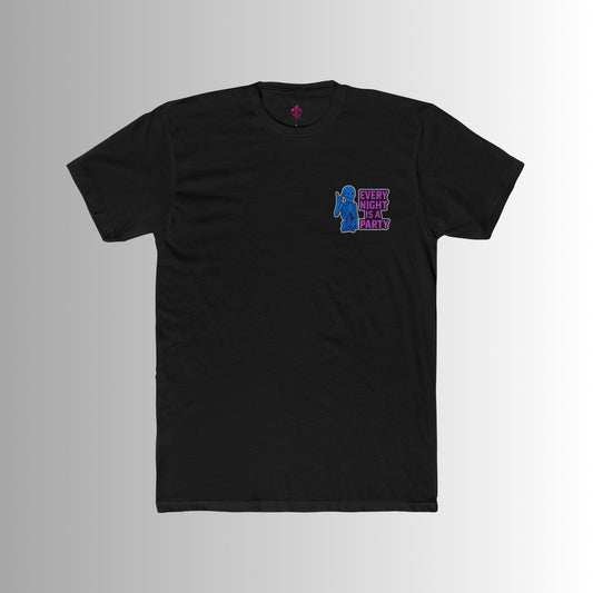 Party All Night Skeleton Bonfire Tee