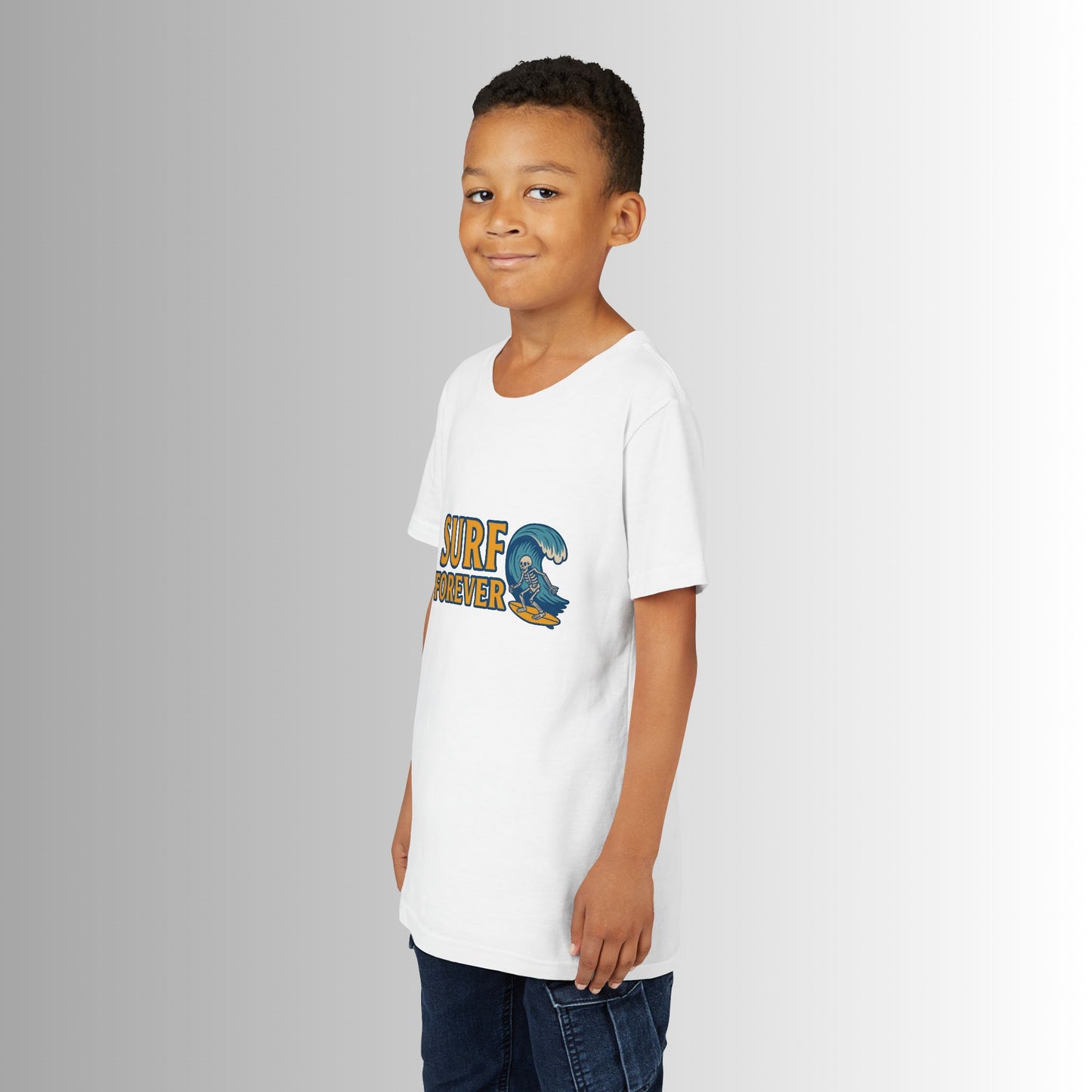 Surf Forever Large Print Youth Tee