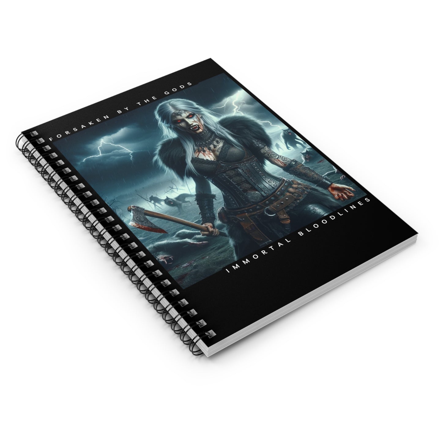 Shield Maiden Spiral Notebook - Ruled Line
