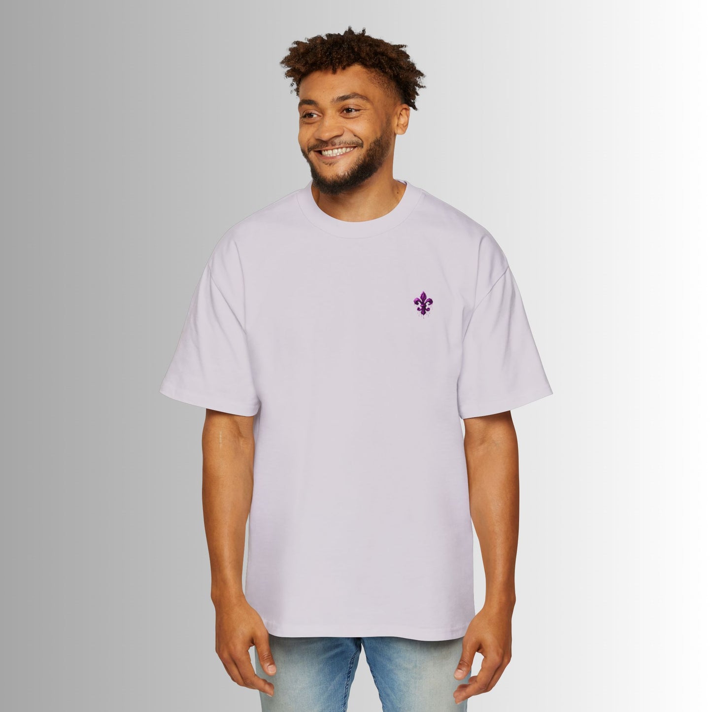 Immortal Bloodlines Men's Heavy Oversized Tee - Mount Olympus Graphic T-Shirt