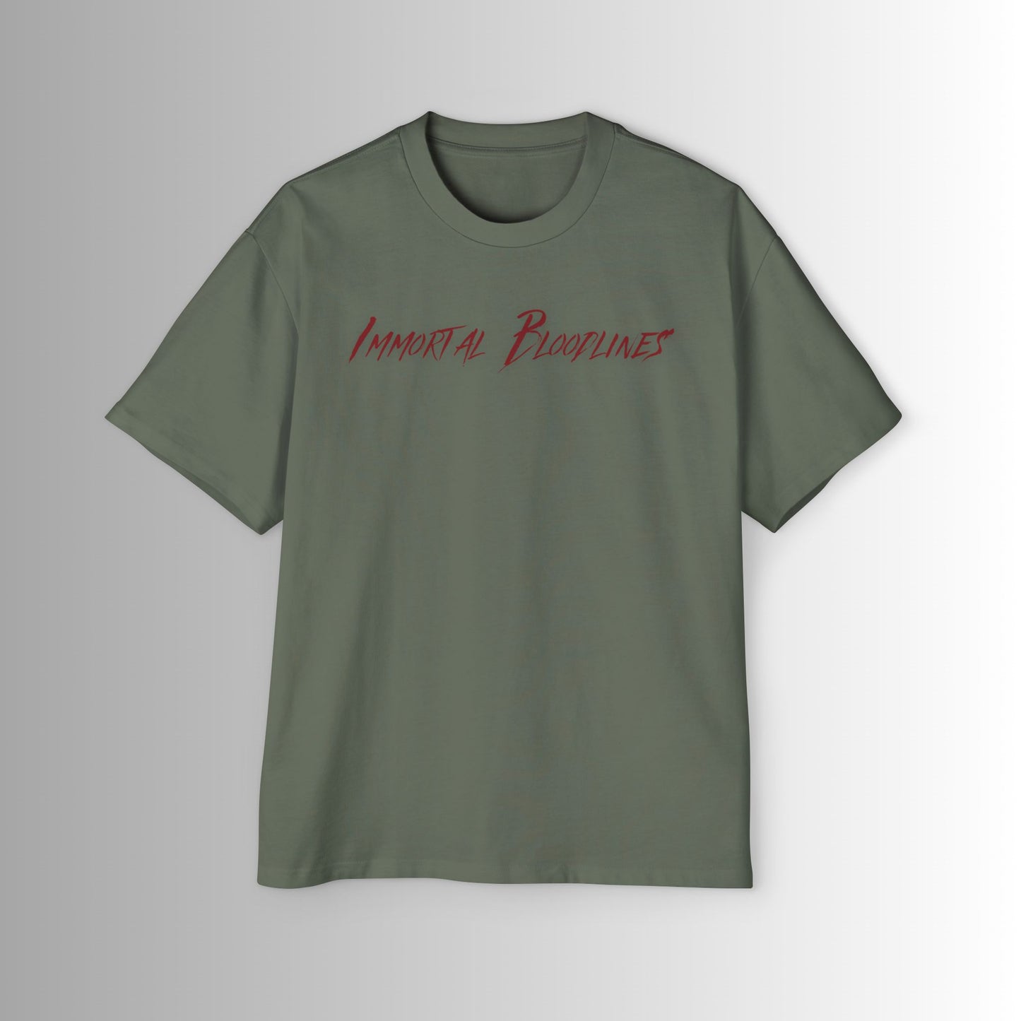 Oversized Tee - Immortal Bloodlines - Fleur de Lis Large Graphic Shirt