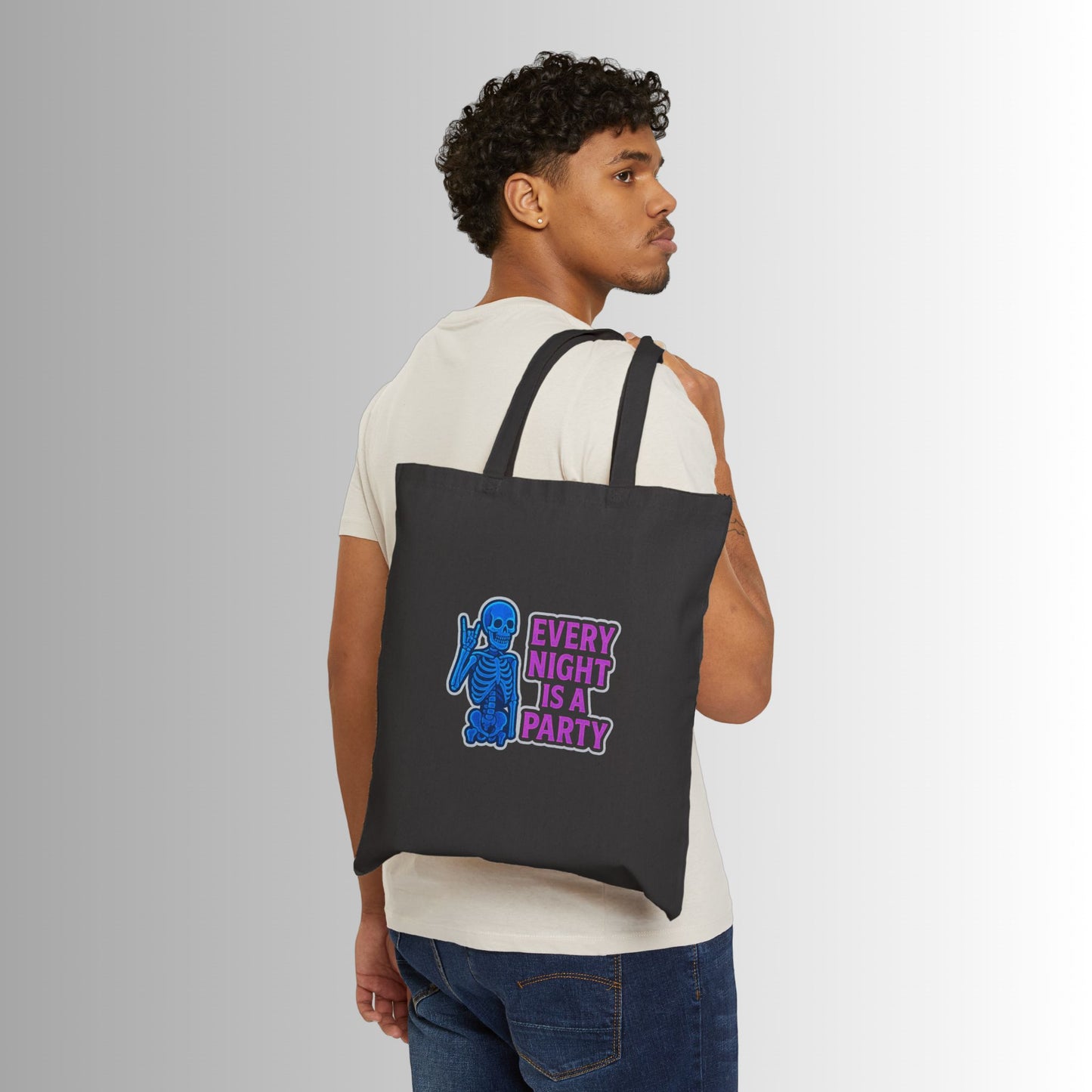 Surf-Inspired Cotton Canvas Tote Bag - Perfect for Beach Lovers, Eco-Friendly Shopping, Gifts for Surfers, Summer Adventures