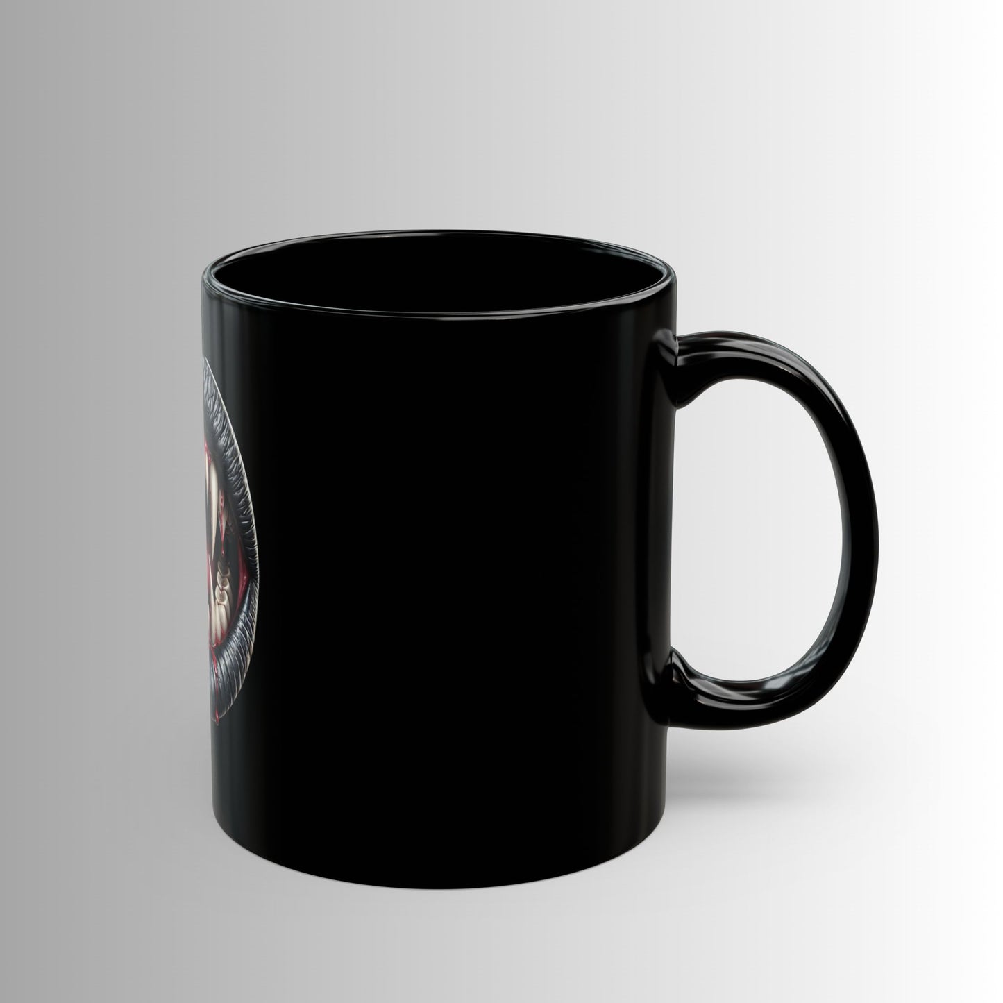 Immortal Bloodlines- Teeth-  Black Mug — (11oz & 15oz)