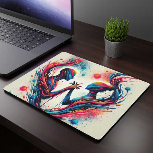 Copy of Chemical Bond Mouse Pad — Colorful Dual Portrait Desk Mat
