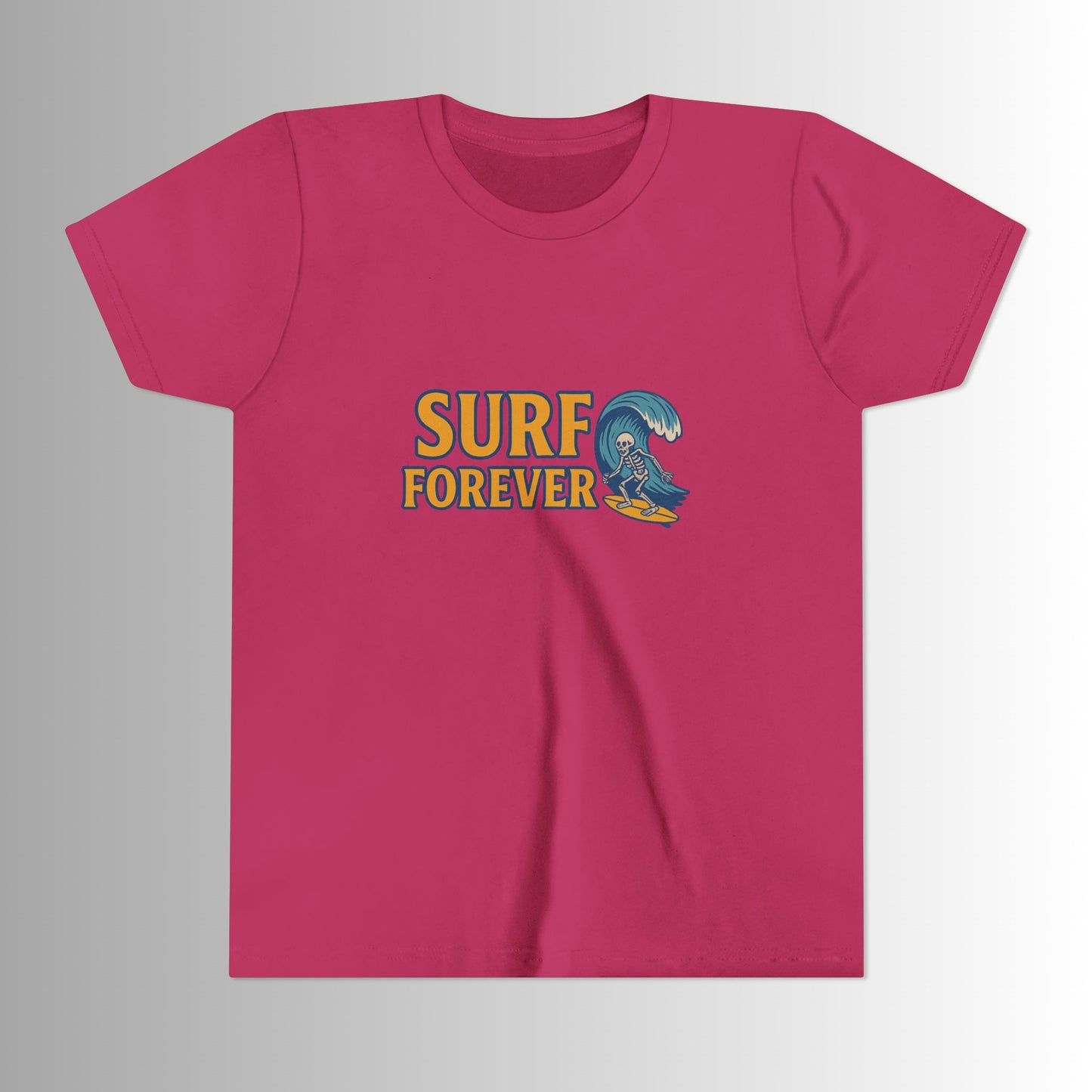 Surf Forever Large Print Youth Tee