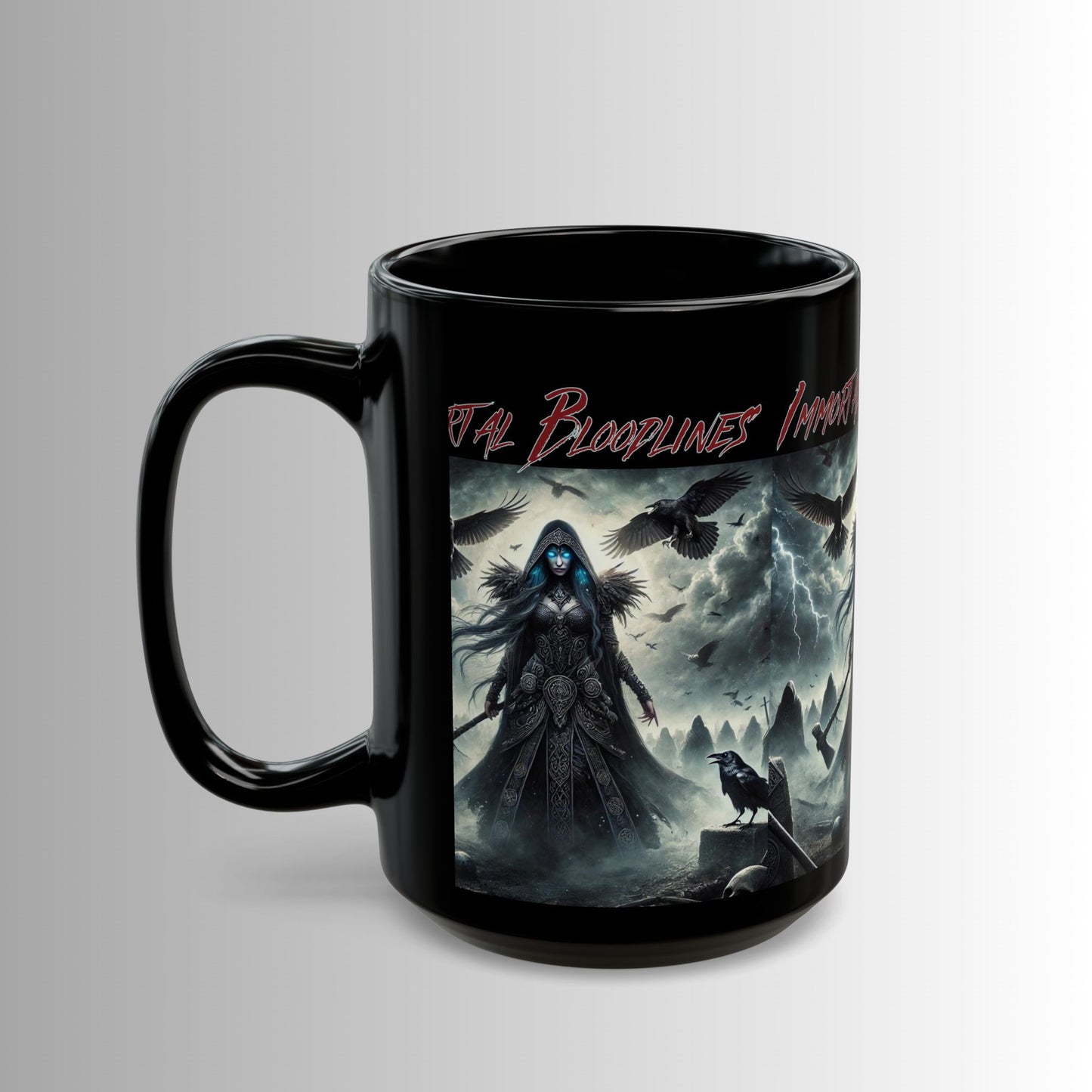 Immortal Bloodlines- God's Collection (Morgan) -  Black Mug — (11oz & 15oz)