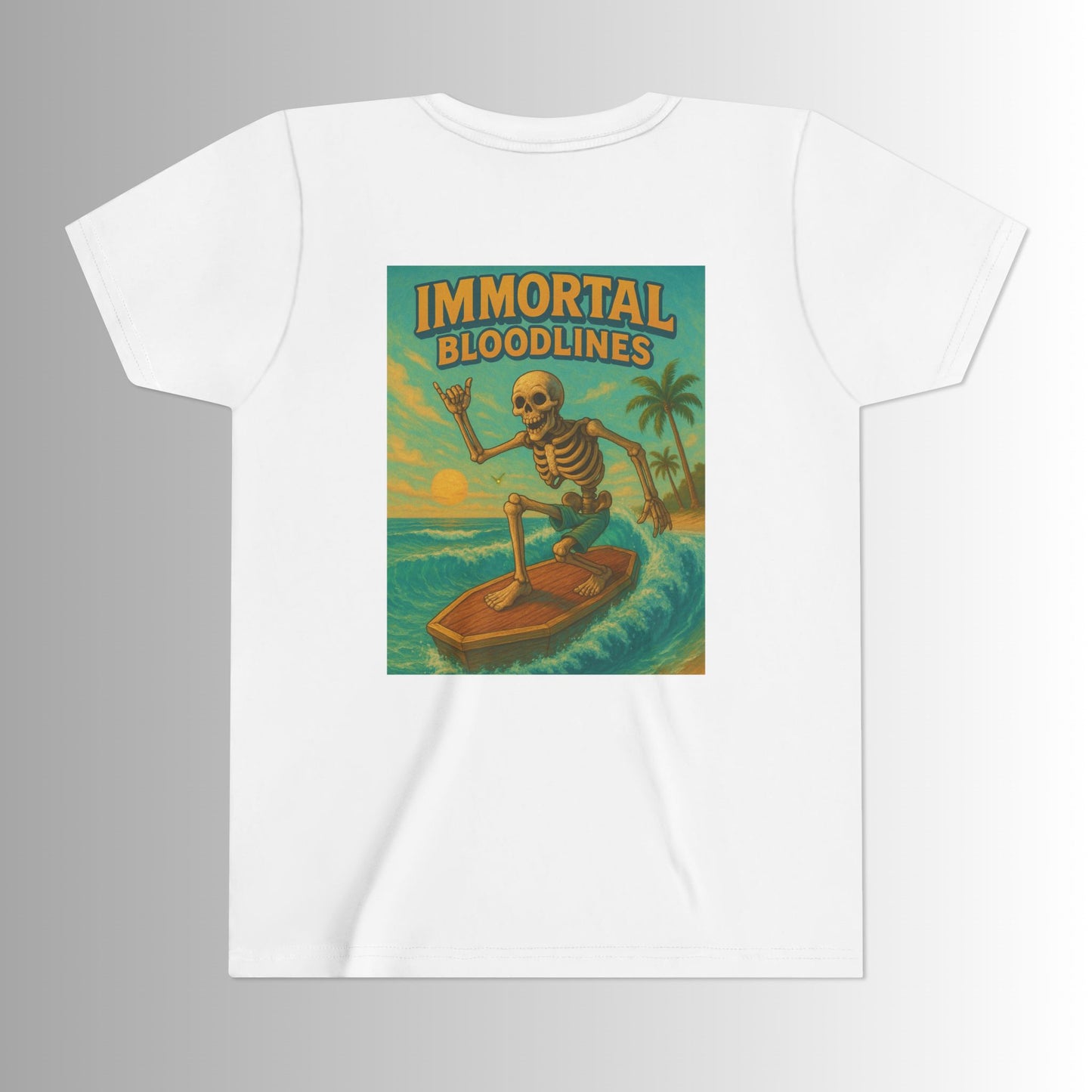 Surf Forever Large Print Youth Tee