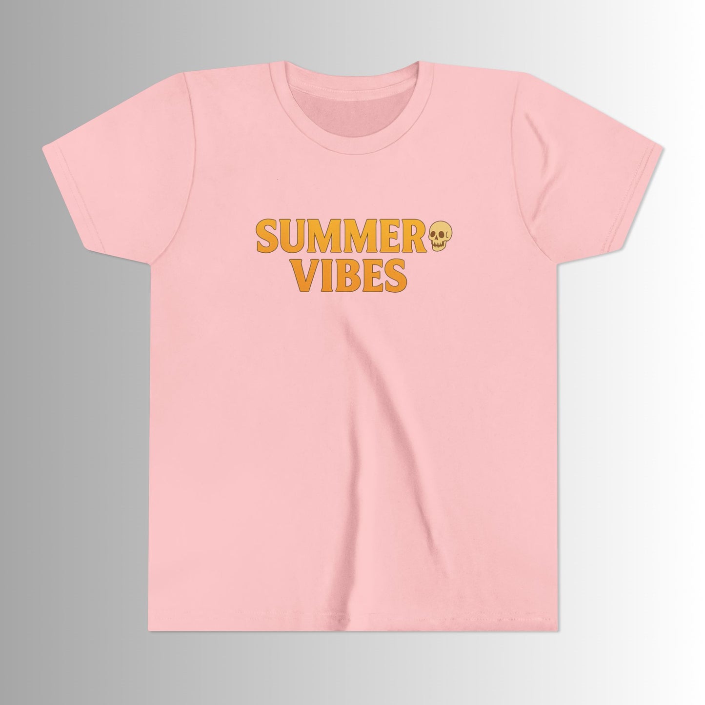 Summer Vibes Large Print Youth Tee