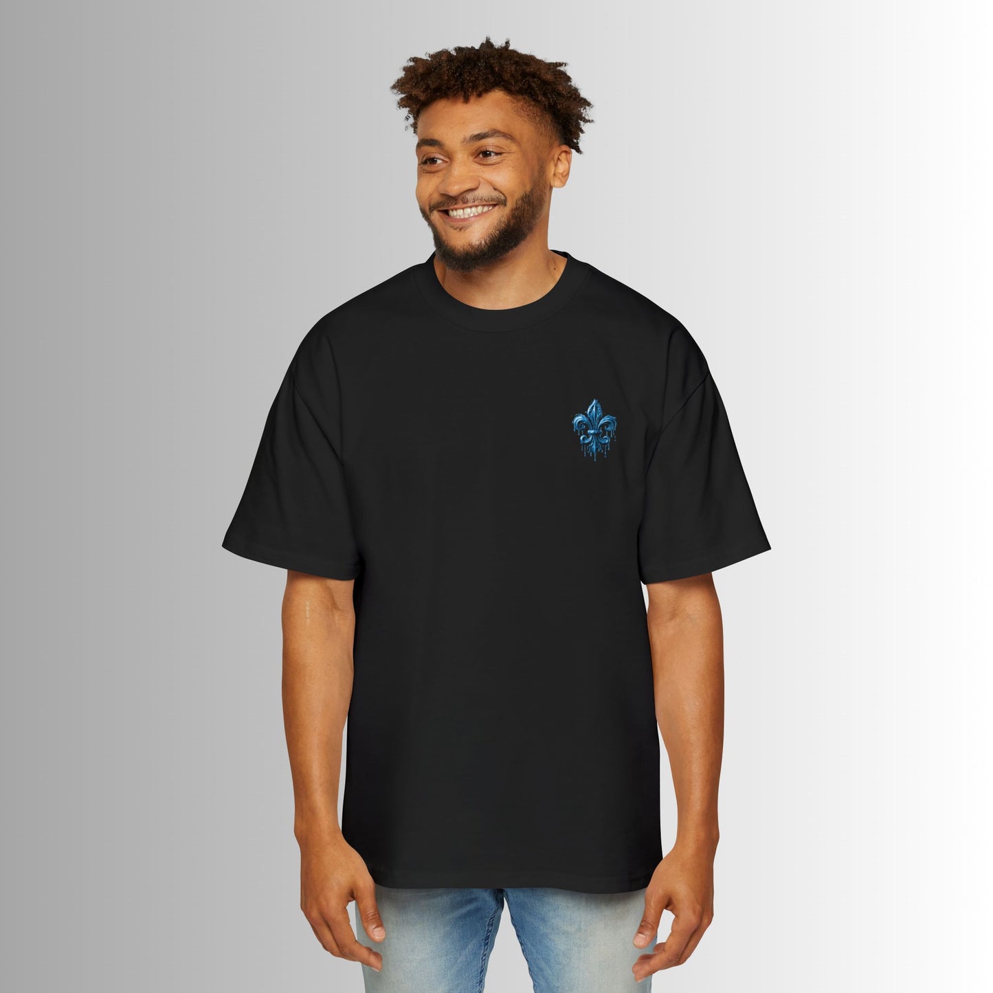 Men's Heavy Oversized Tee - 'Immortal Bloodlines' Graphic Tee with Tokyo Graphic (GCC)