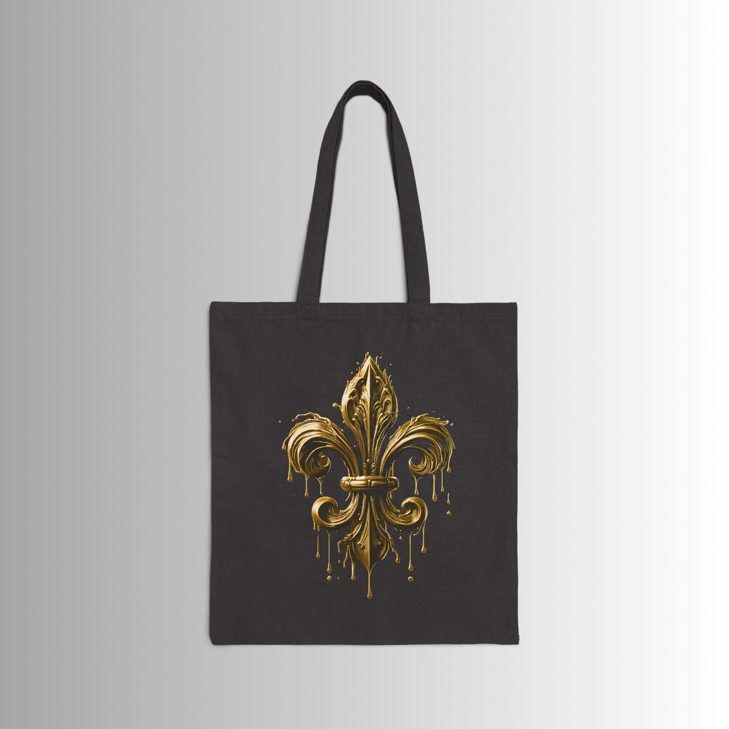 Immortal Bloodlines Gothic Tote Bag - Stylish Canvas Shopper for Art Lovers Rose Skull Gold