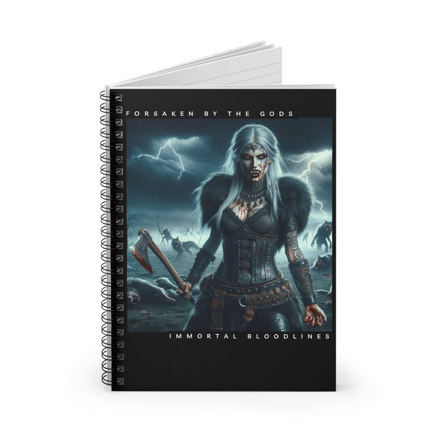Shield Maiden Spiral Notebook - Ruled Line