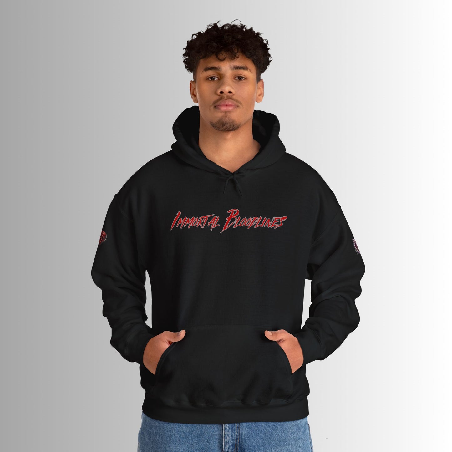 Immortal Bloodlines - Large Logo - Unisex Hooded Sweatshirt (GCC)