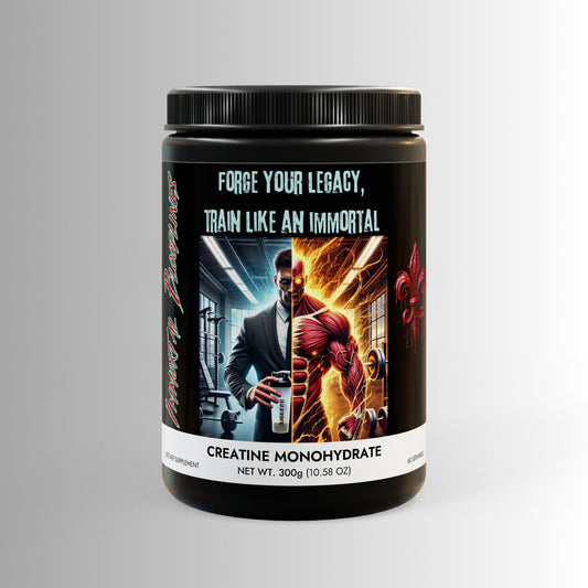 Train like an Immortal - Creatine Monohydrate Supplement (300g, 10.58oz)
