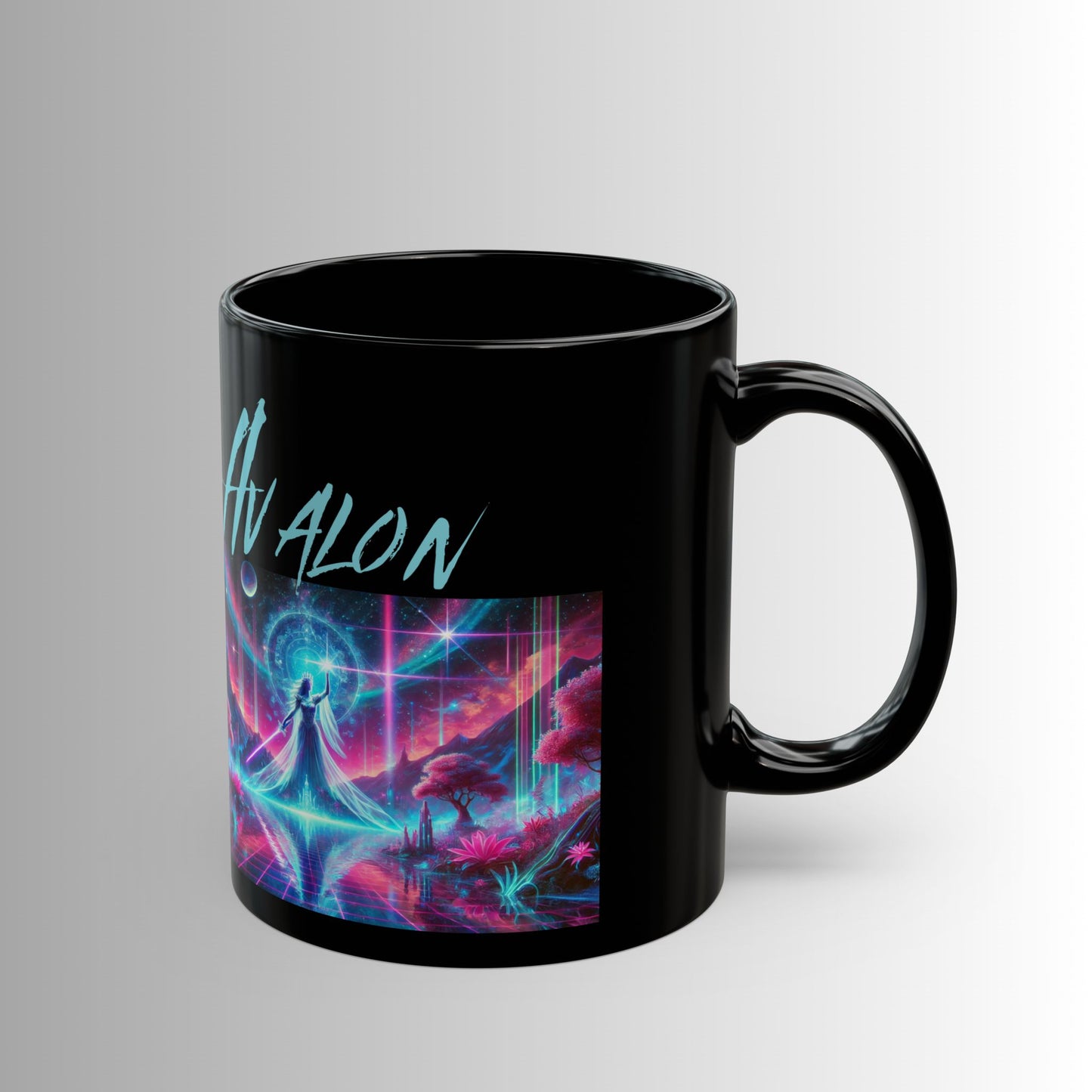 Immortal Bloodlines -  Avalon Mug - Vibrant Graphic Coffee Cup for Mythology Lovers