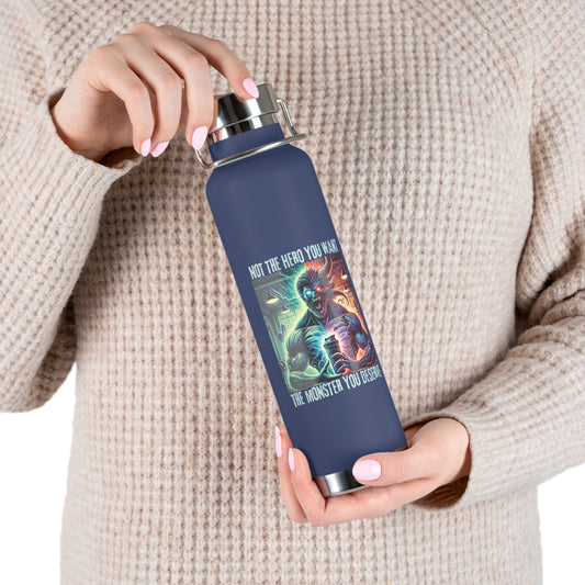 Insulated Bottle — 'Not the Hero You Want, The Monster You Deserve' Graphic