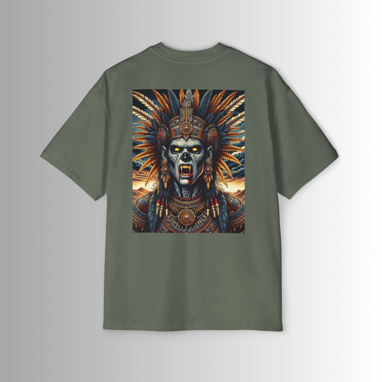 The Curse of the Tlacaelel - Aztec Priests Collection Oversized Tee