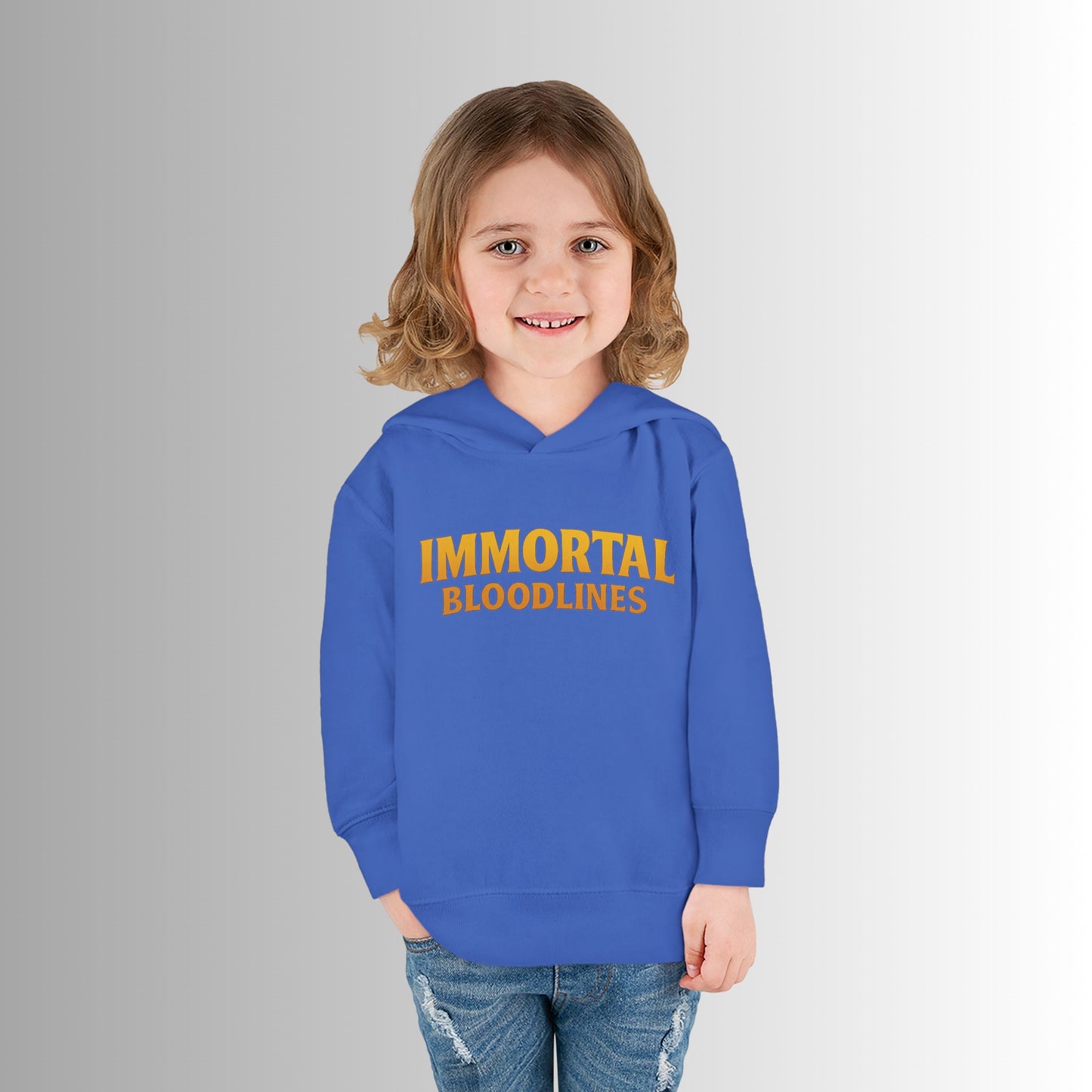 Toddler Hoodie — Neon 'Summer Vibes' Skeleton Pullover