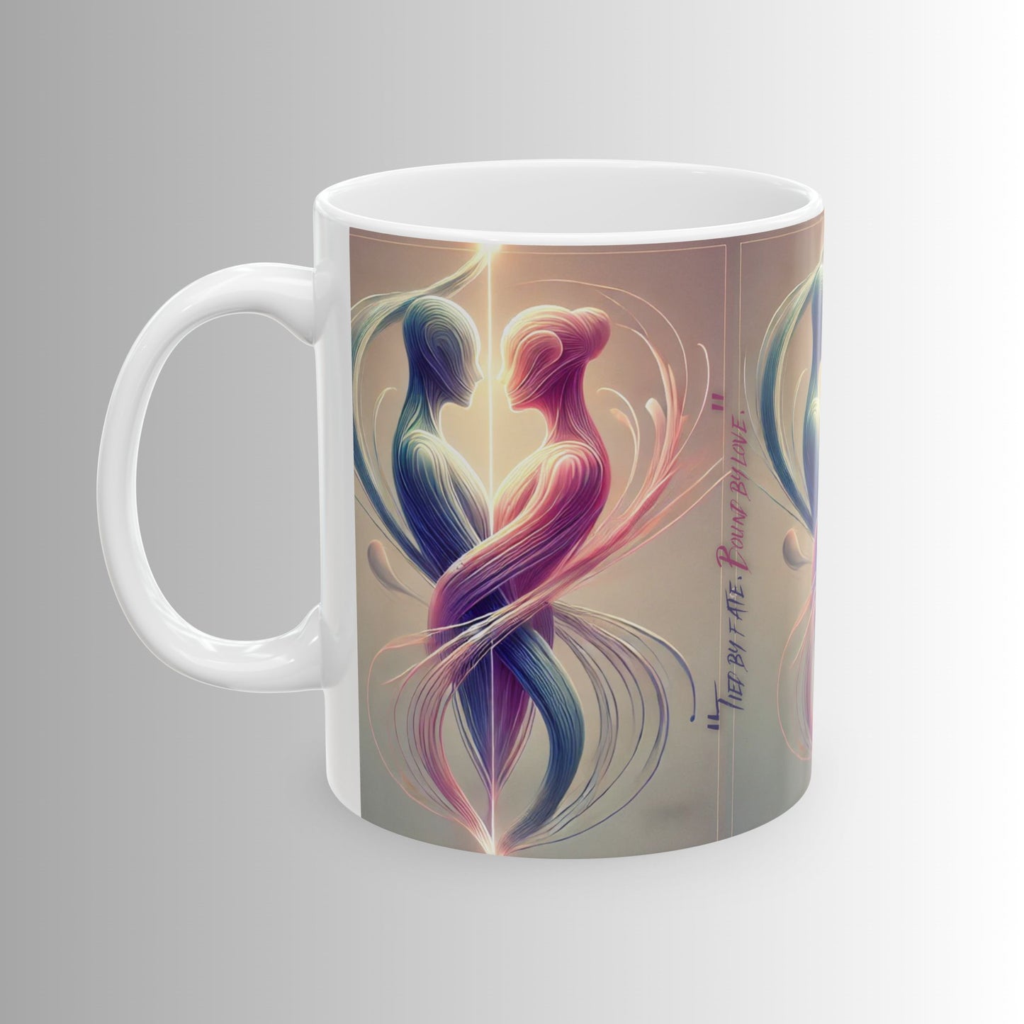 Bound by Love - Immortal Love Collection - Unique 11oz & 15oz Love Design for Coffee & Tea Lovers