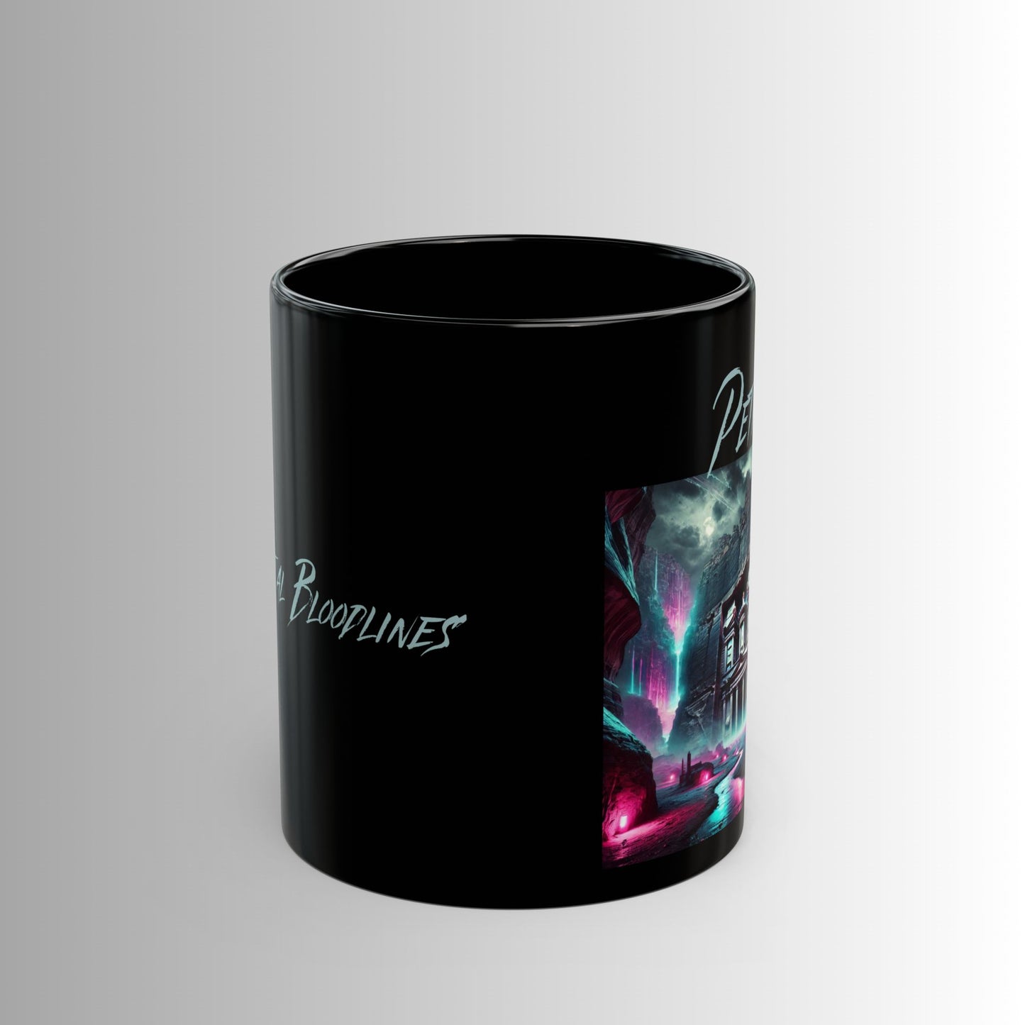 Immortal Bloodlines -  Petra Mug - Vibrant Graphic Coffee Cup for Mythology Lovers