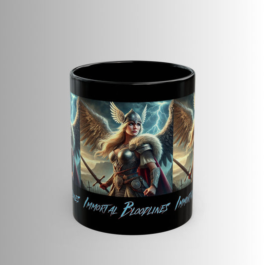 Immortal Bloodlines- God's Collection (Valkyrie) -  Black Mug — (11oz & 15oz)