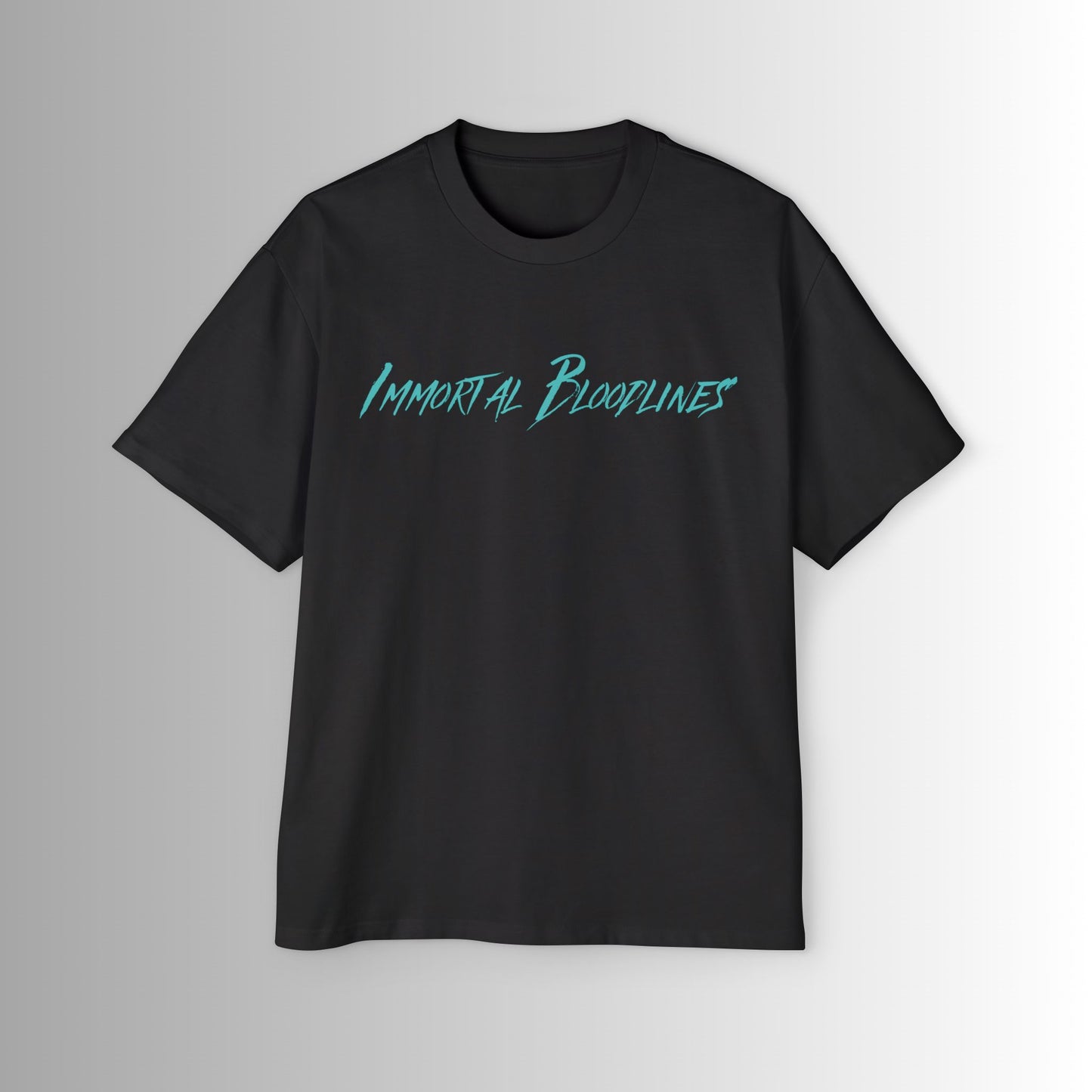 Immortal Bloodlines Men's Heavy Oversized Tee - Garden of Eden Graphic T-Shirt