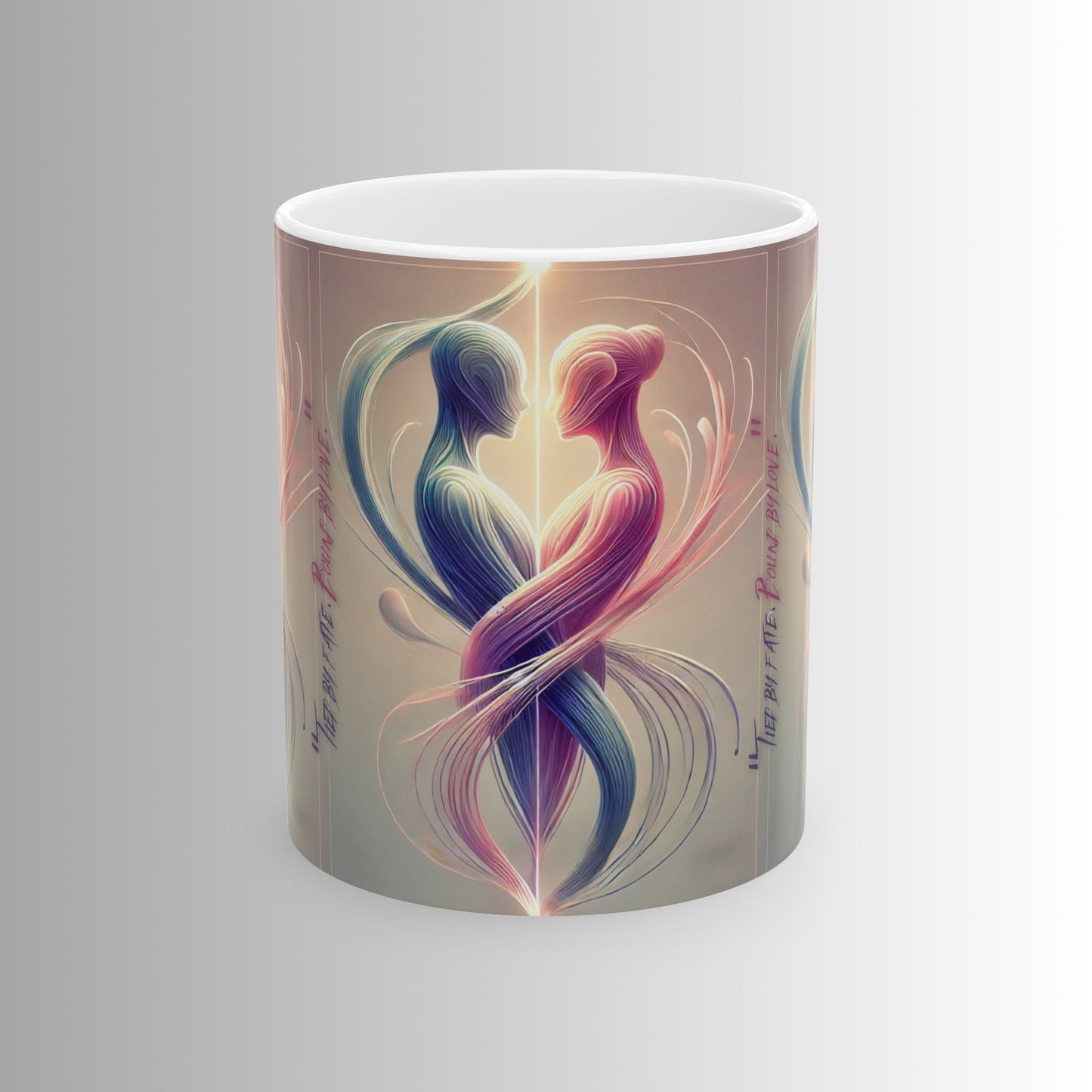 Bound by Love - Immortal Love Collection - Unique 11oz & 15oz Love Design for Coffee & Tea Lovers