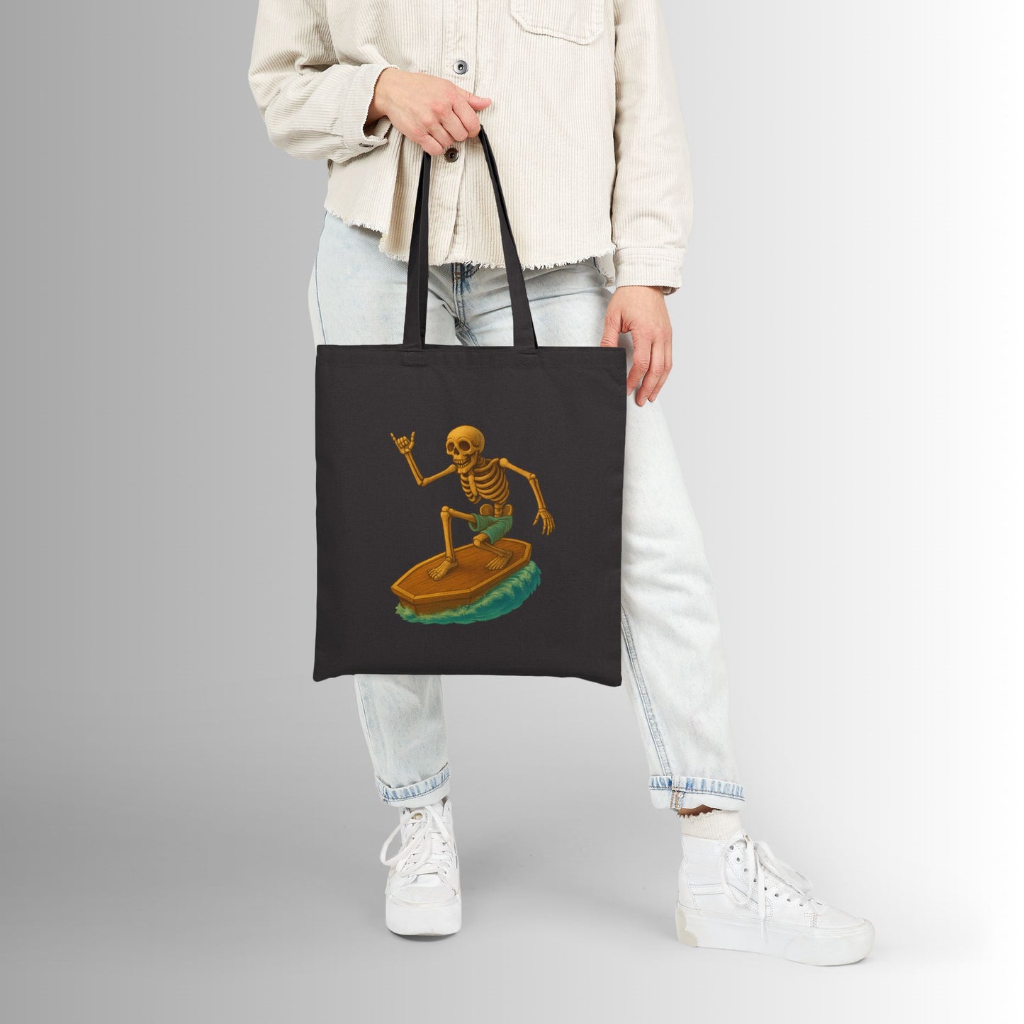 Immortal Bloodlines - Large Skeleton Surfer Tote Bag GCC