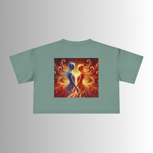 Eternal Flame - Cropped Tee - The Immortal Love Collection