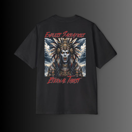 Curse of the Tlacaelel Aztec Priests Collection - Oversized Tee (GCC)