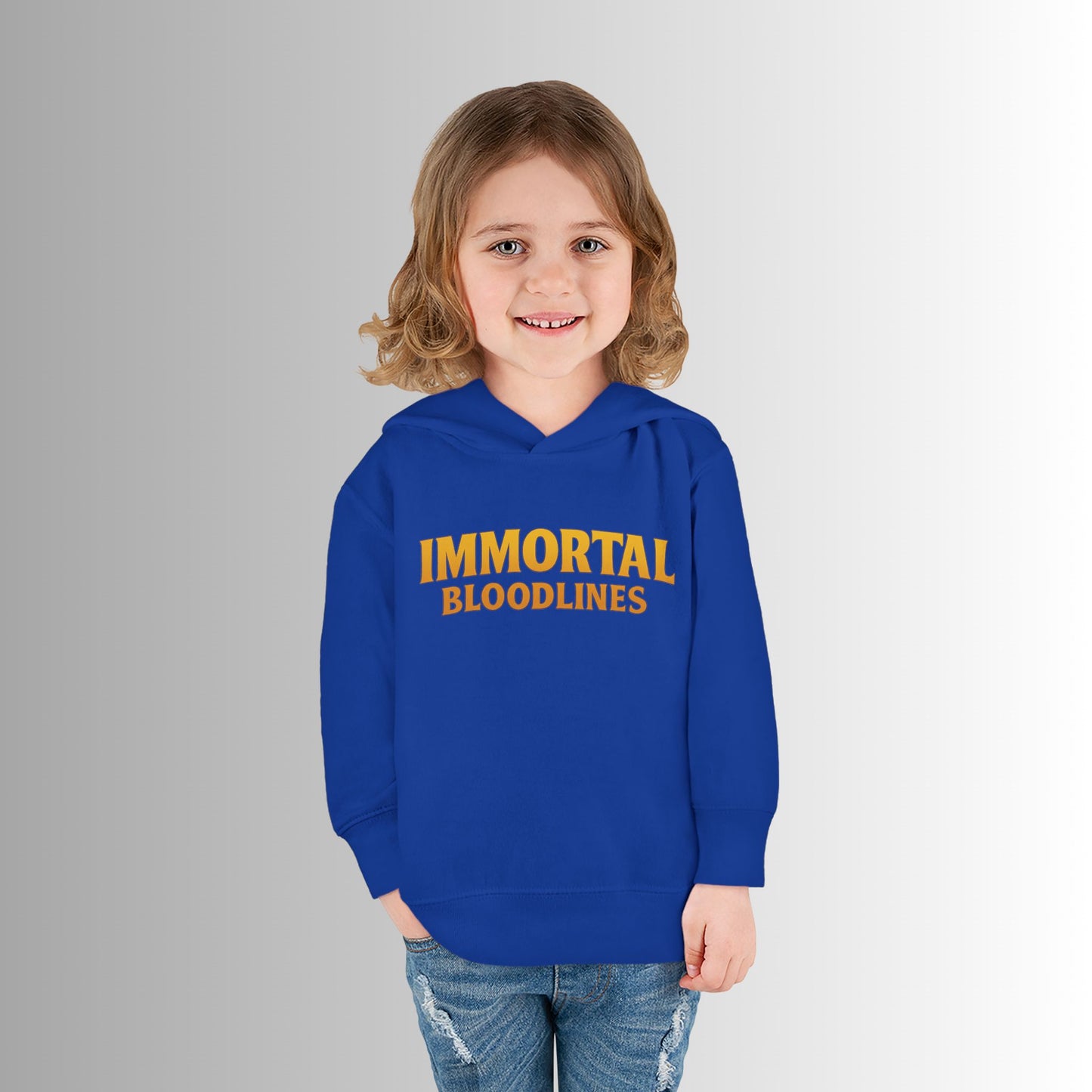 Toddler Hoodie — Neon 'Summer Vibes' Skeleton Pullover