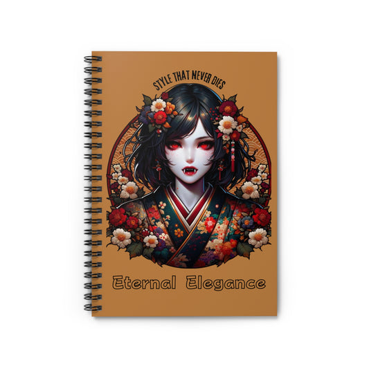 Geisha Spiral Notebook - Ruled Line