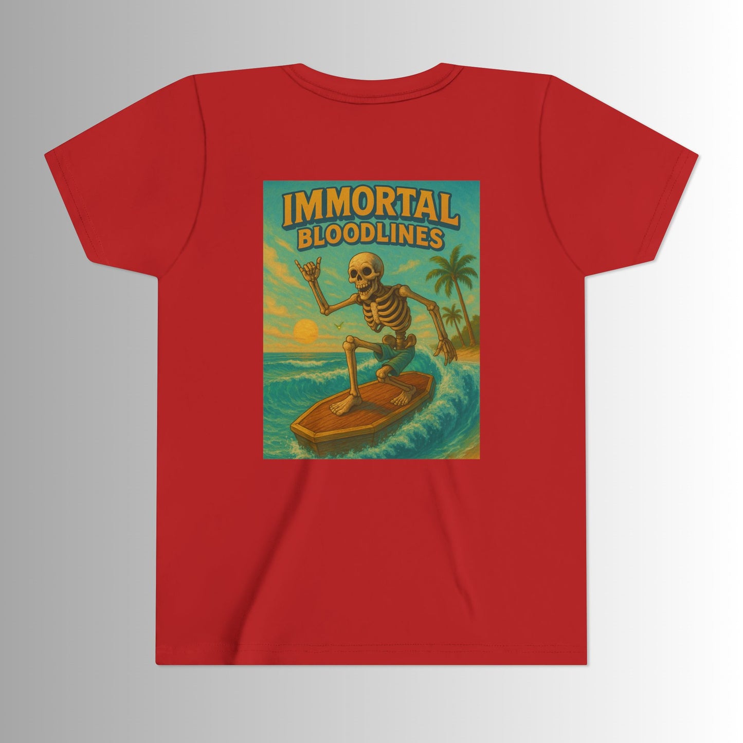 Surf Forever Large Print Youth Tee