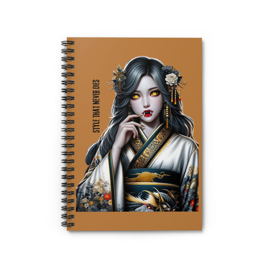 Geisha Spiral Notebook - Ruled Line