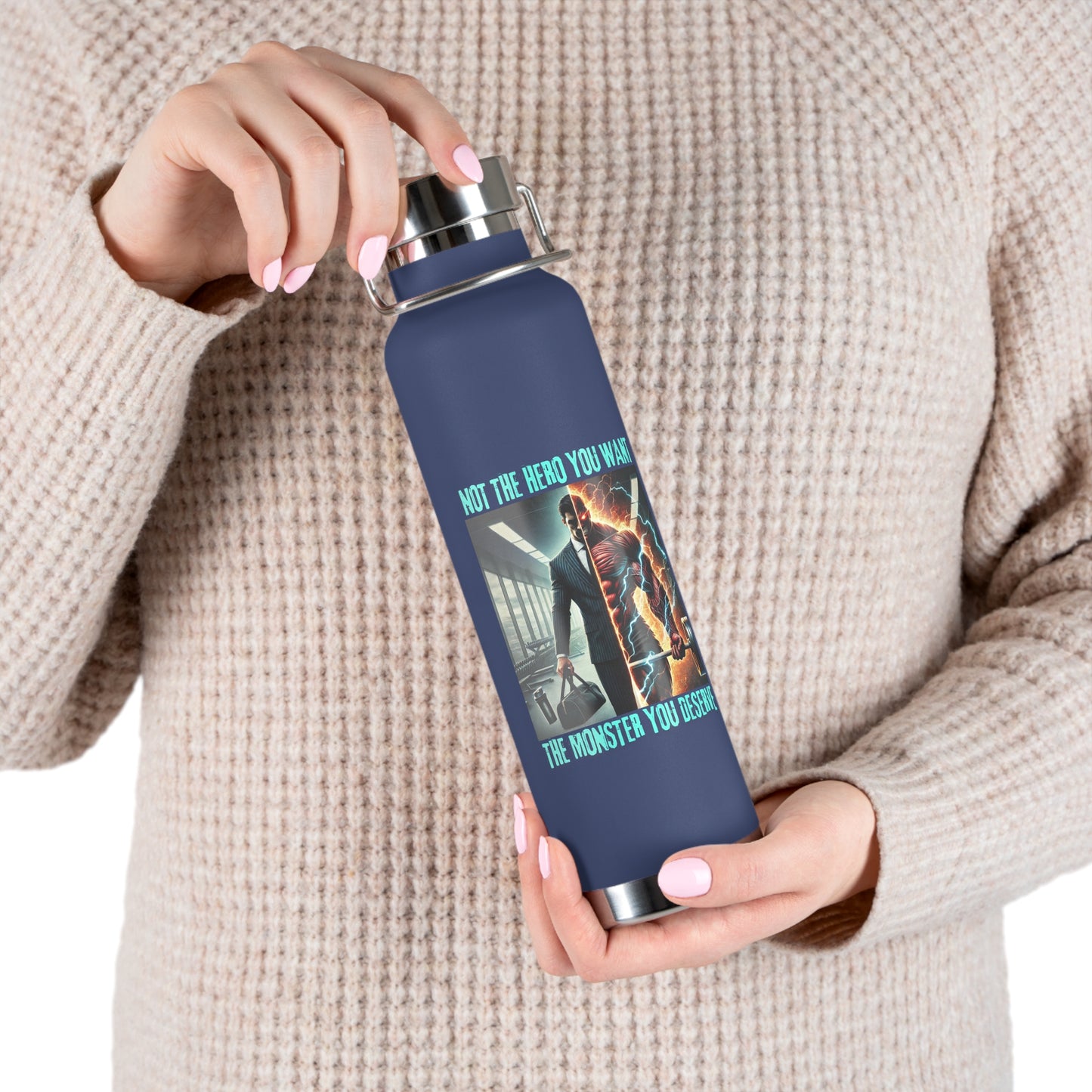 Insulated Bottle — 'Not the Hero You Want, The Monster You Deserve' Graphic