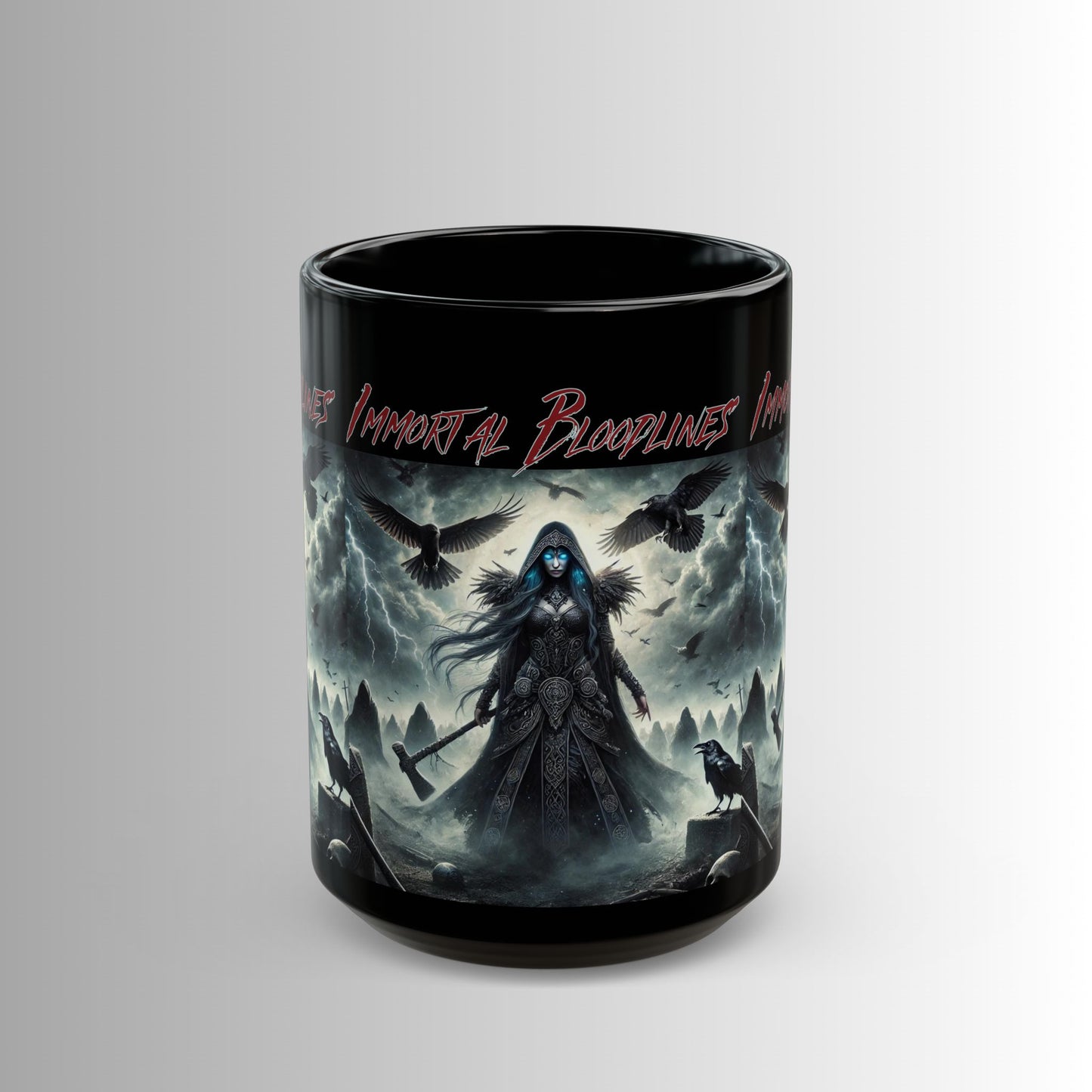Immortal Bloodlines- God's Collection (Morgan) -  Black Mug — (11oz & 15oz)