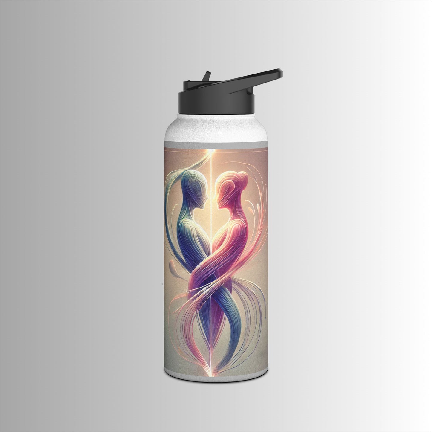Bound by Love - Stainless Steel Water Bottle, Standard Lid - The Immortal Love Collection