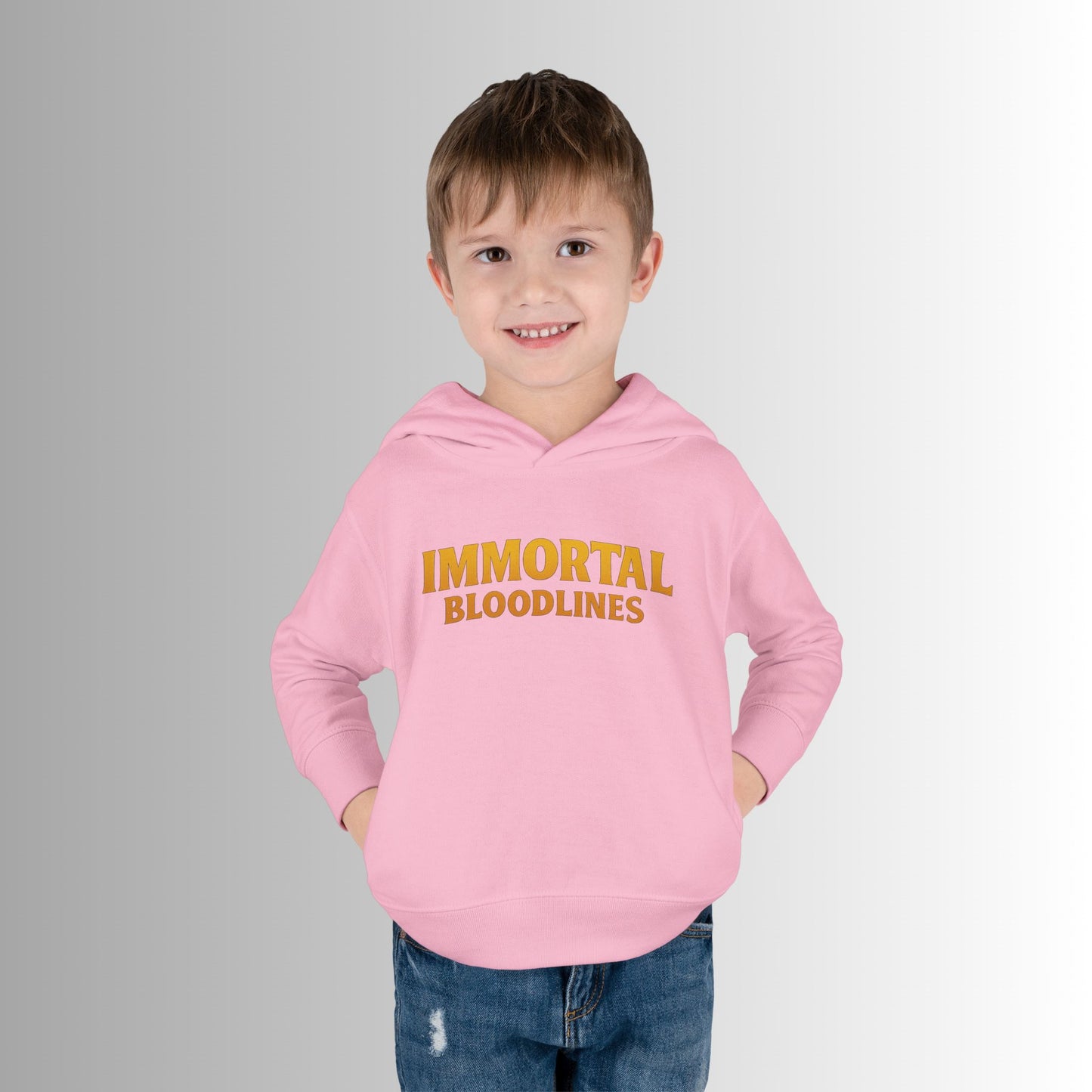 Toddler Hoodie — Neon 'Summer Vibes' Skeleton Pullover
