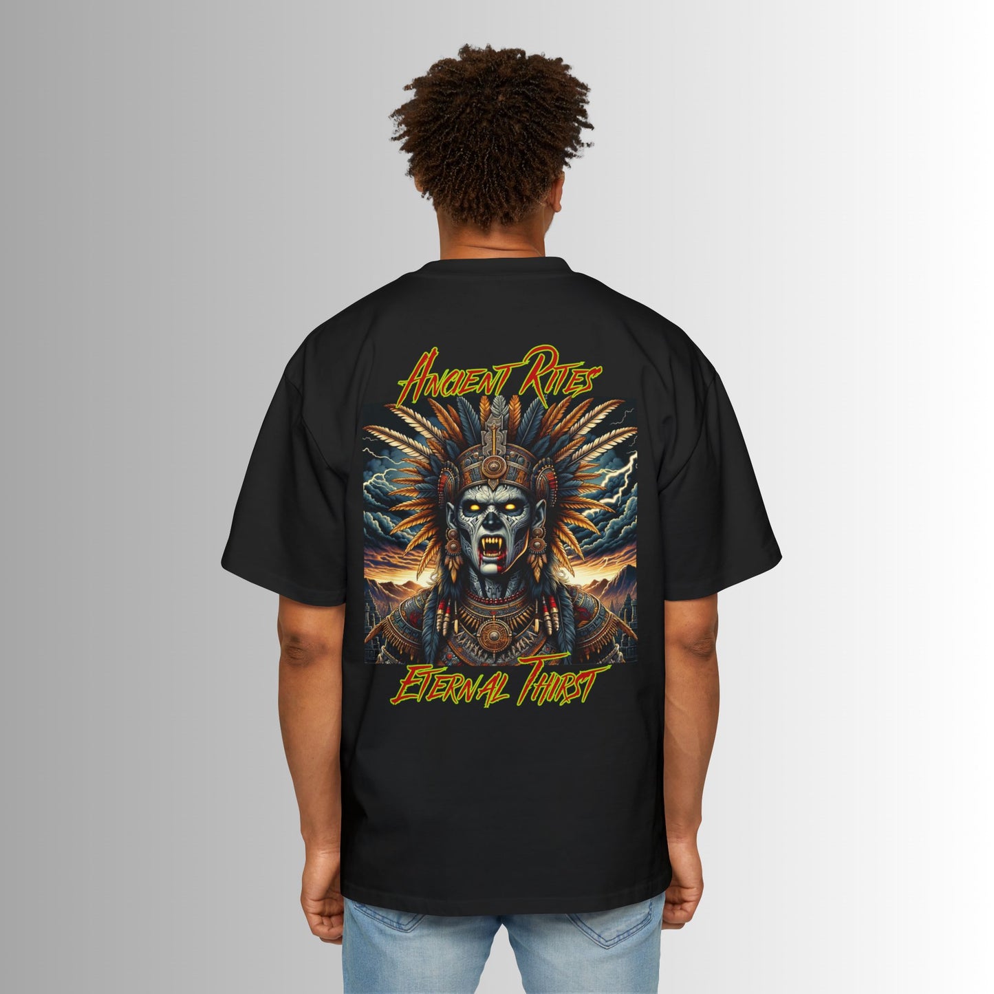 Curse of the Tlacaelel Aztec Priests Collection - Oversized Tee (GCC)