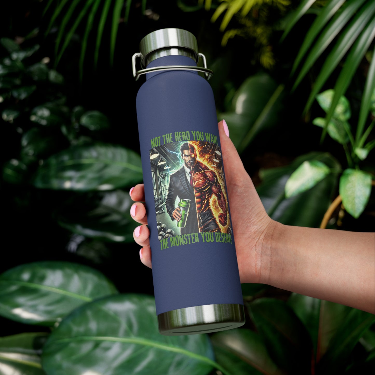 Insulated Bottle — 'Not the Hero You Want, The Monster You Deserve' Graphic