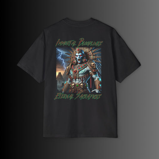 Curse of the Tlacaelel Aztec Priests Collection - Oversized Tee (GCC)