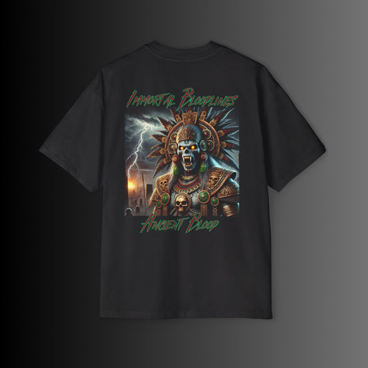 Curse of the Tlacaelel Aztec Priests Collection - Oversized Tee (GCC)